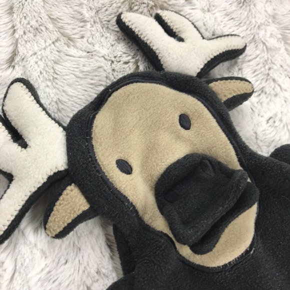 [Columbia] Toddler Fleece Platypus with Antlers Hat Size O/S Toddler Boys Winter - Picture 3 of 6